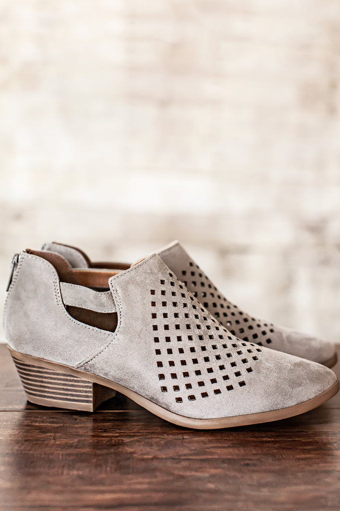 Emelie Ankle Booties-Grey