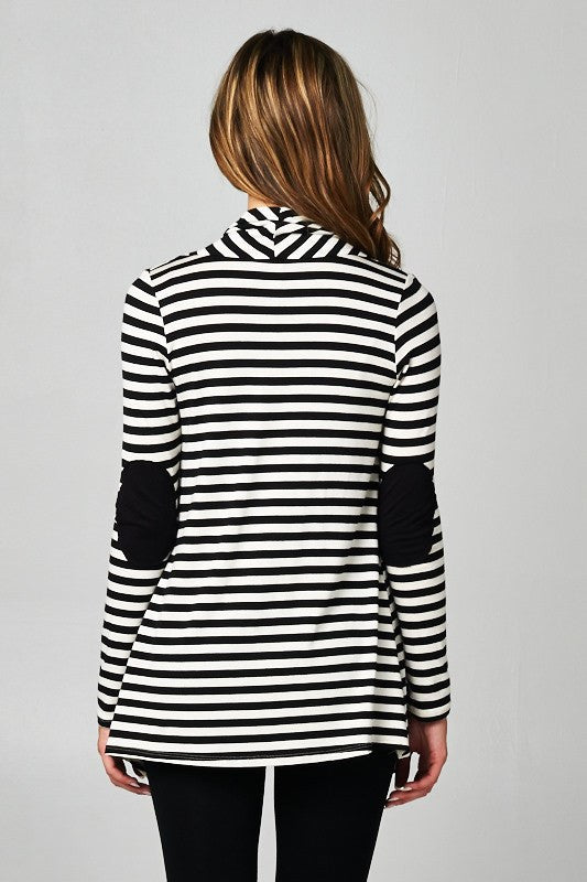 The Grab And Go Cardigan-White/Black