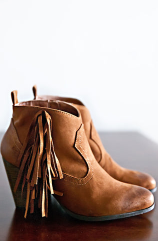 Far Hills Ankle Boots-Rust