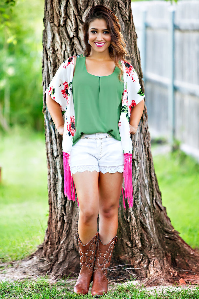 Great Times Floral Kimono