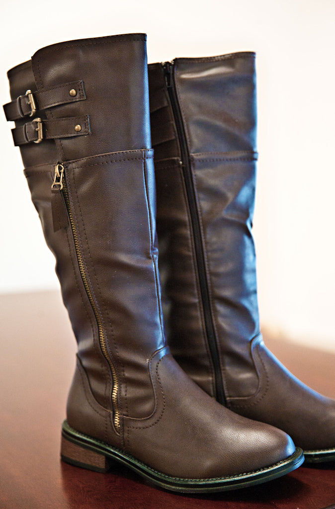 Folk Tale Boots- Brown