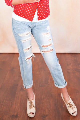 Good Game Destroyed Jeans