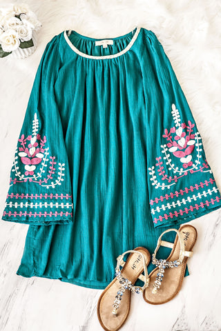 Always Love Embroidered Dress