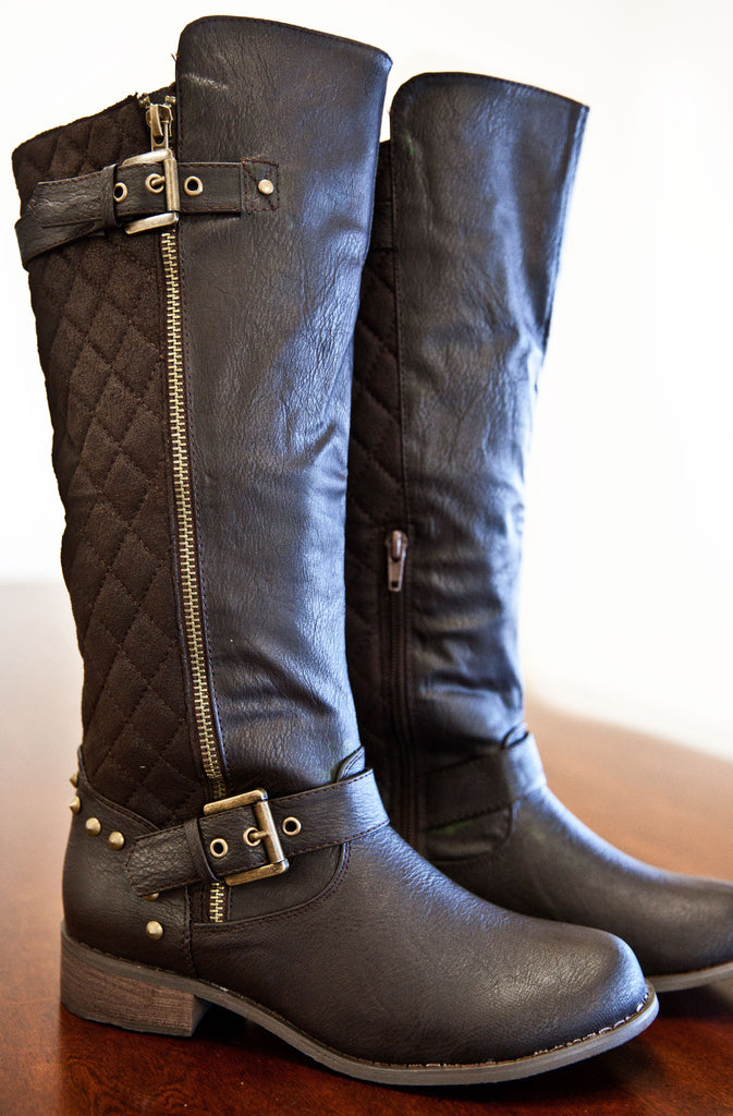 Harvest Hill Boots- Brown