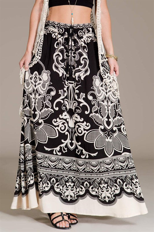 Downtown Date Maxi Skirt