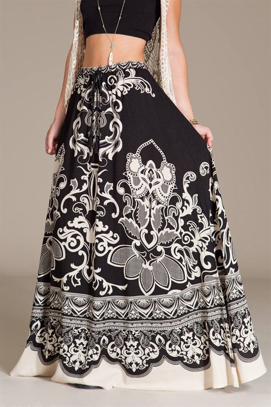 Downtown Date Maxi Skirt