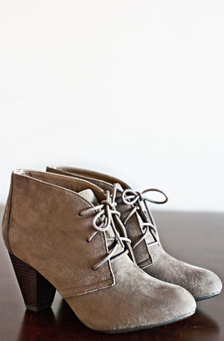 Jane Booties-Taupe