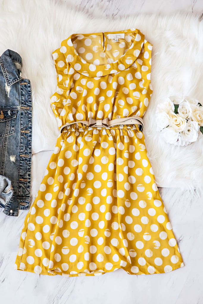 Rising Sun Polka Dot Dress
