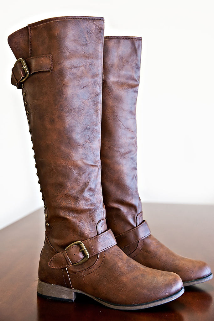 Lady Rebel Boots- Brown