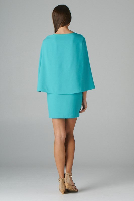 Trevi Fountain Gold Mint Dress