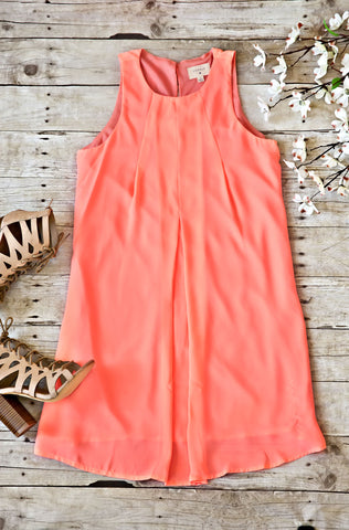 Limitless Dress-Neon Coral