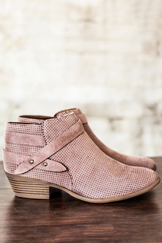 Wren Ankle Boots-Blush