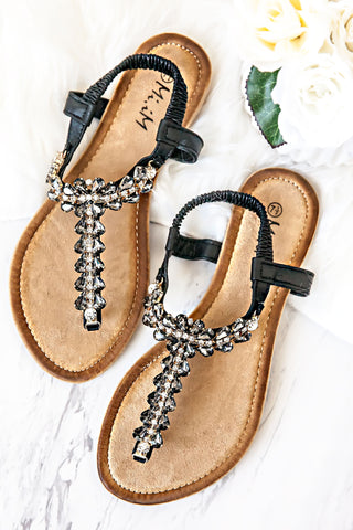 Sunny Sun Sandals-Black