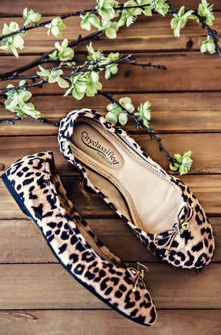 Leopard Print Flats