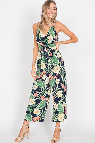 Here She Is Floral Print Jumpsuit