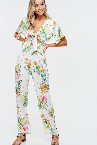Nothing Better Floral Print Jumpsuit