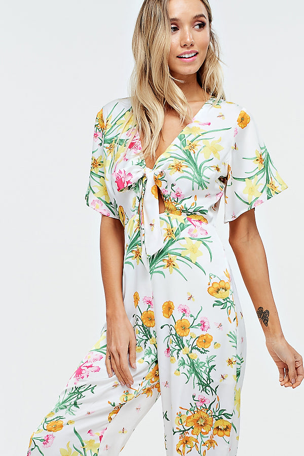 Nothing Better Floral Print Jumpsuit