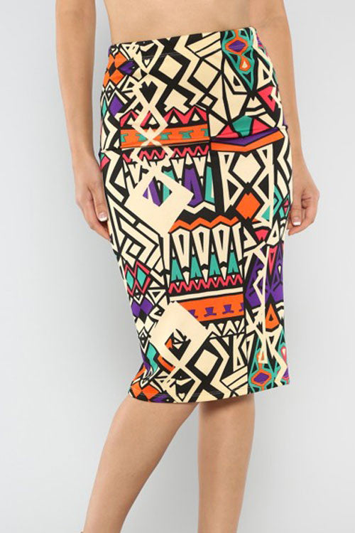 Eccentric And Edgy Pencil Skirt
