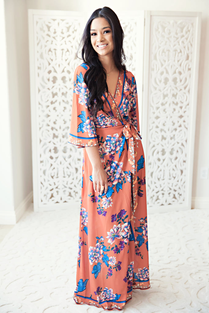 Clementine Floral Maxi Dress