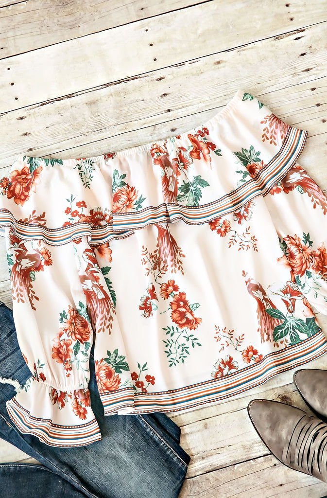 Havana Off The Shoulder Floral Top