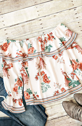 Havana Off The Shoulder Floral Top