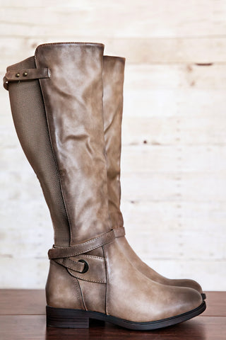 Stomping Ground Riding Boots-Nude