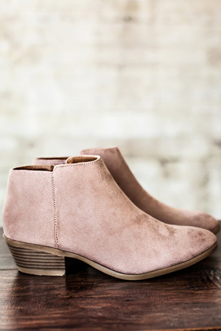 Caldera Ankle Boots-Blush