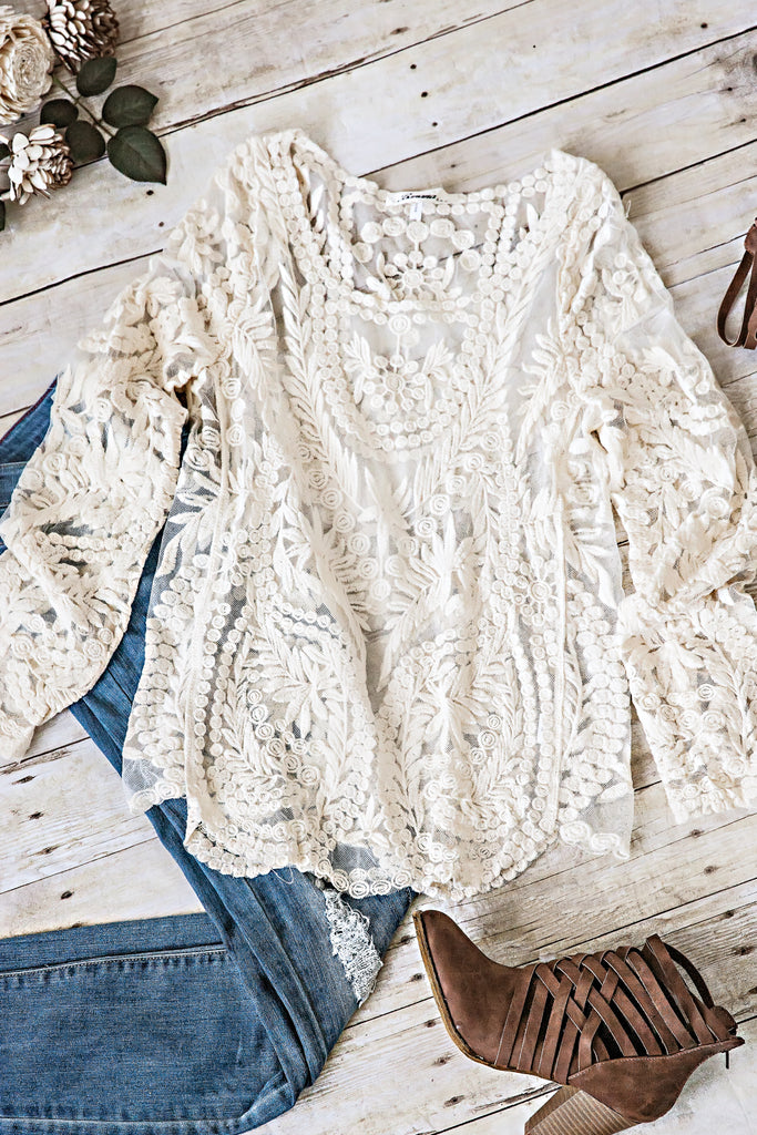 Everly Lace Top