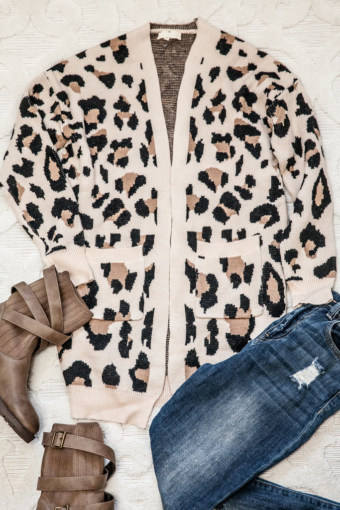 Leopard Print Cardigan