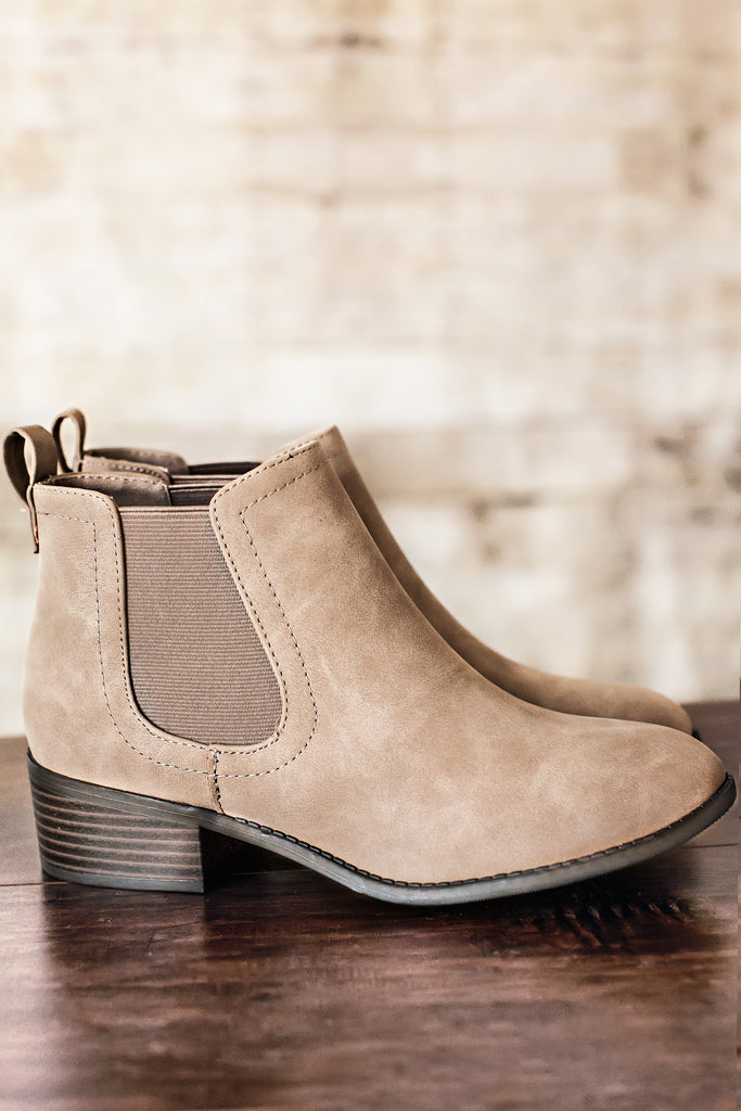 Heritage Ankle Boots-Natural