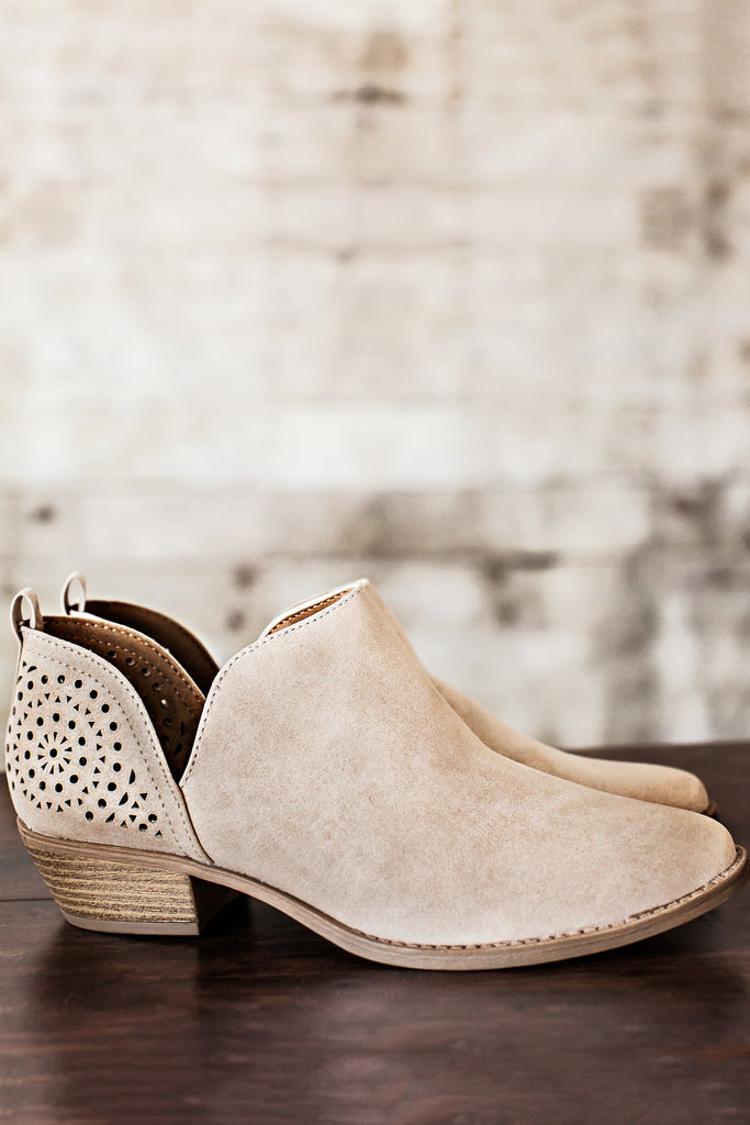 Rita Ankle Boots-Stone