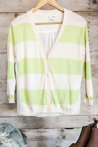 Leia Striped Cardigan