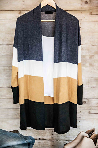 Celeste Color Block Cardigan