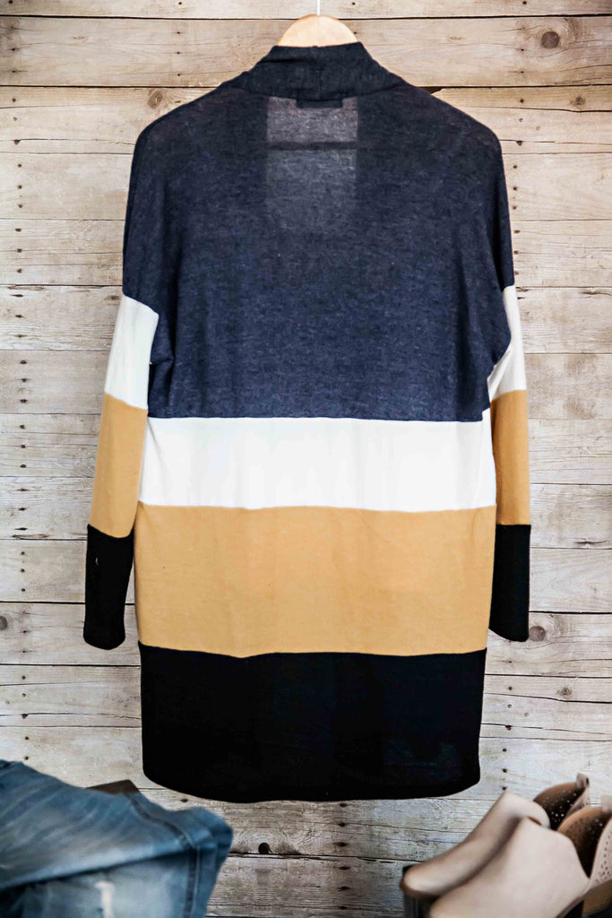 Celeste Color Block Cardigan