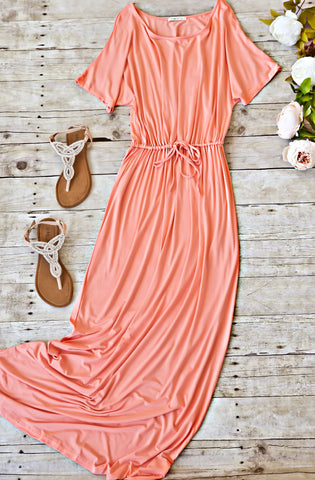 Lounge Maxi Dress- Apricot