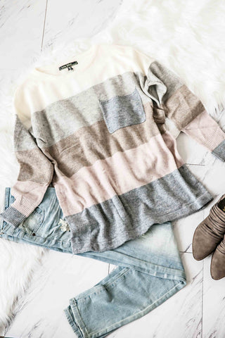 MULTI-COLOR STRIPED SWEATER-3