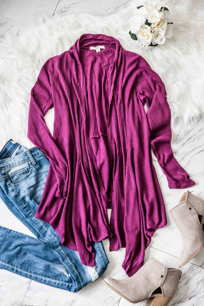 Magenta Cardigan