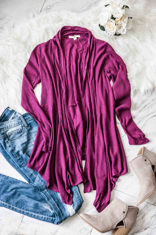 Magenta Cardigan
