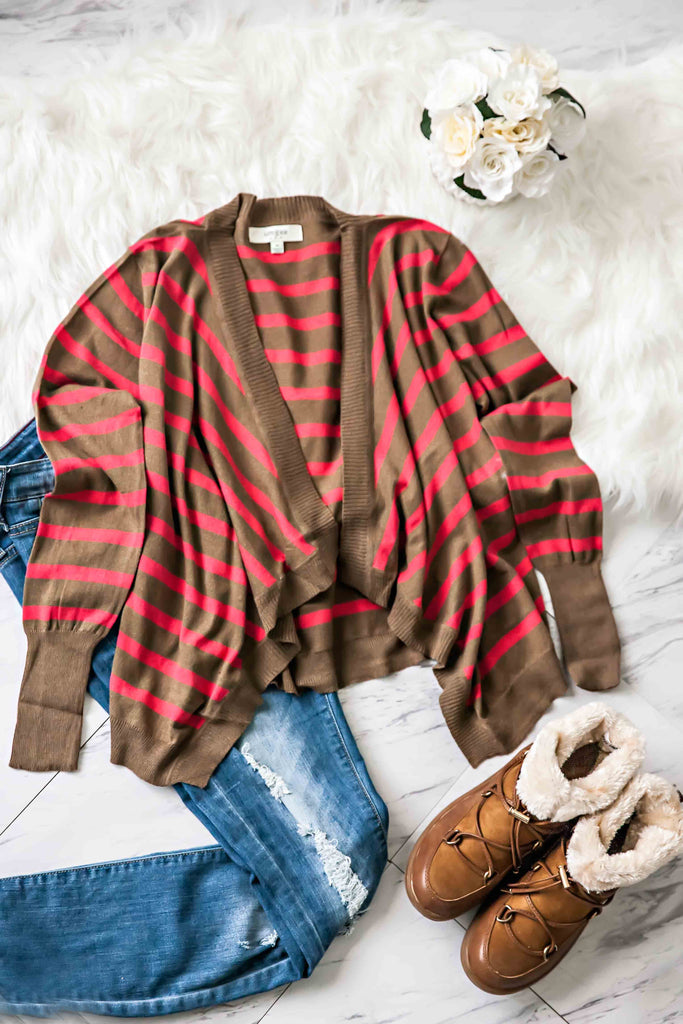 Belong To You Striped Cardigan