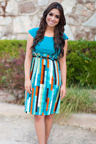 A New Course Belted Dress