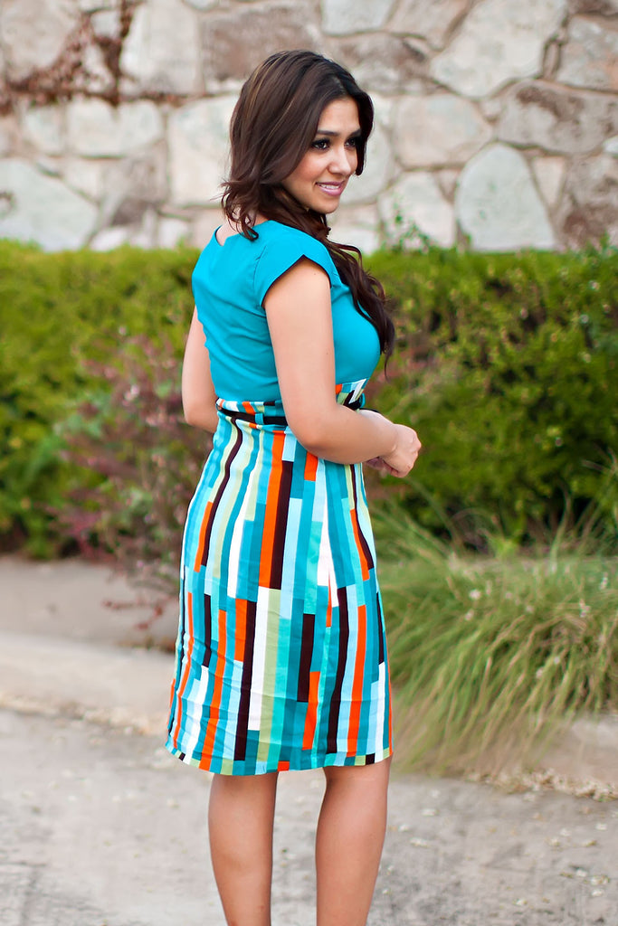 A New Course Belted Dress