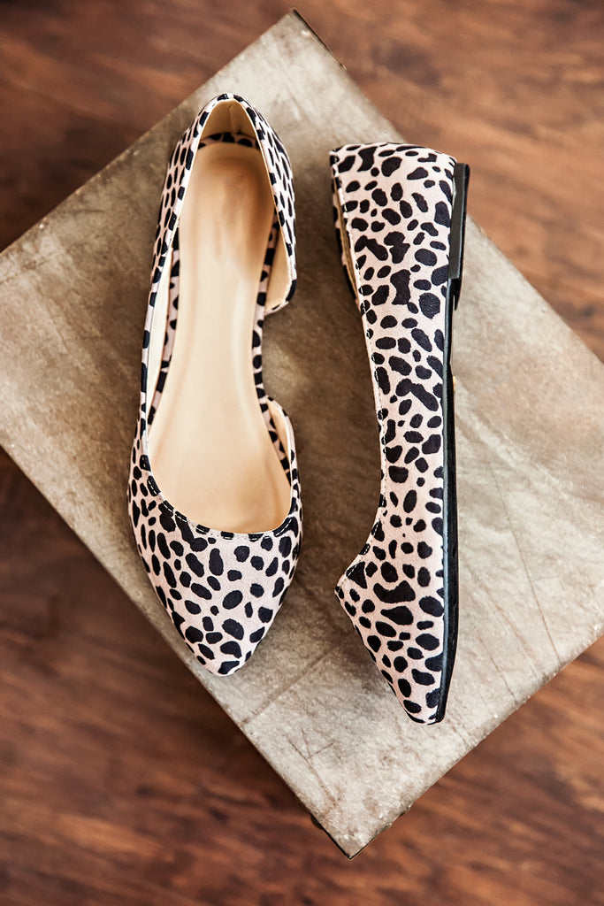 Animal Print Flats