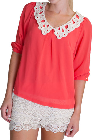 A Story To Tell Coral Top