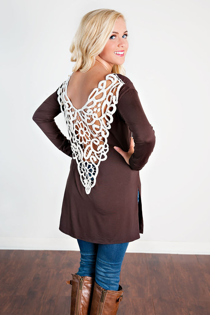 Believe In Bliss Top-Mocha
