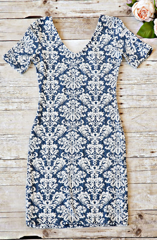 Best Of Me Dress-Blue