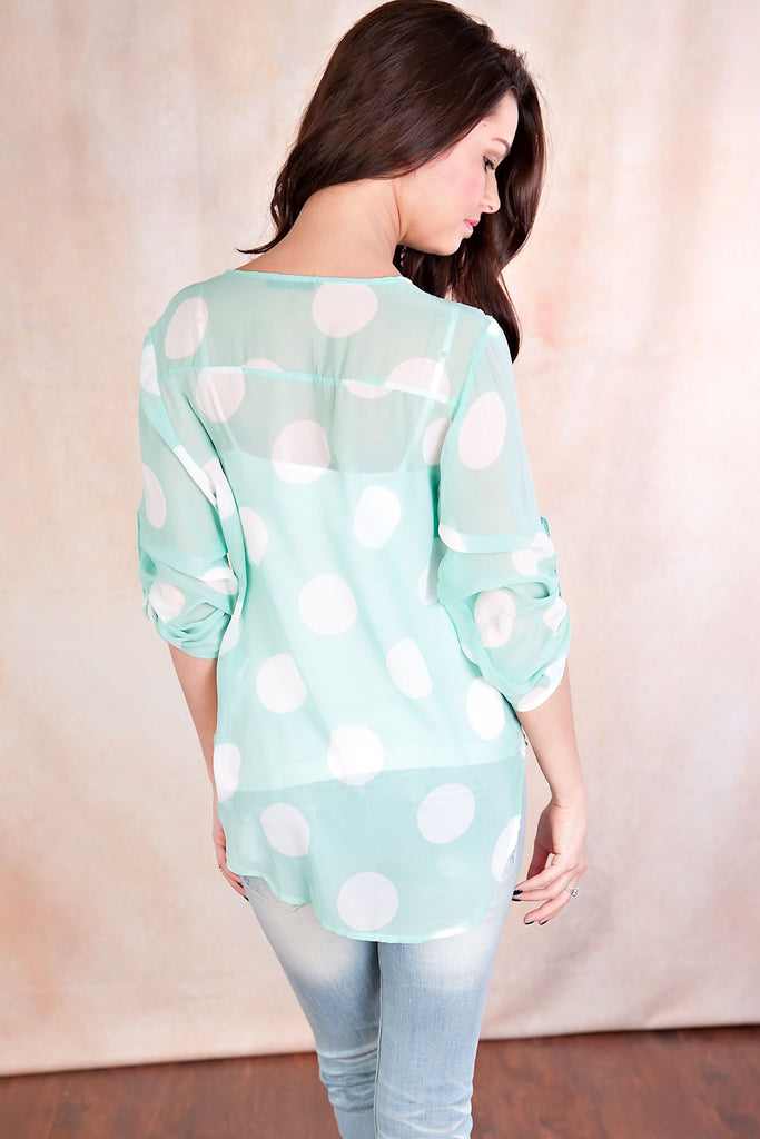 Big Dots Top-Mint