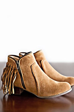 Canyon Lands Ankle Boots-Tan