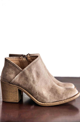 Distressed Ankle Boots