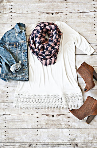 Pair Up Scarf-Pink/Purple