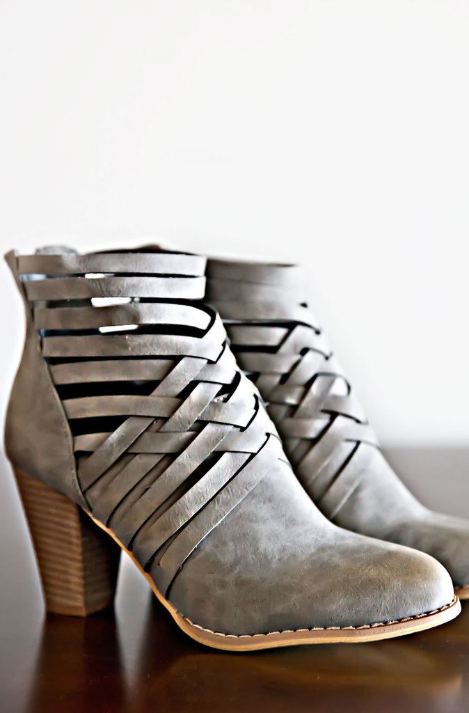 Way Out Booties-Grey